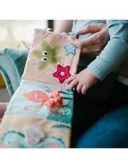 BabyOno Βρεφικά Παιχνίδια Δραστηριοτήτων BabyOno: Αισθητηριακό Βιβλιαράκι Διπλής Όψης - "Under the Sea"