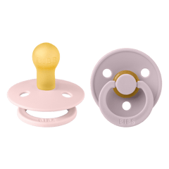 BIBS Πιπίλες Bibs Πιπίλες Καουτσούκ για 0-6 μηνών Blossom / Dusty Lilac 2τμχ