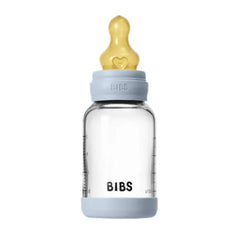 BIBS Μπιμπερό / Αξεσουάρ Bibs Γυάλινο Μπιμπερό 120ml latex baby blue 5019231