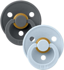 BIBS Πιπίλες Bibs Πιπίλες Καουτσούκ για 18+ μηνών Colour Iron / Baby Blue 2τμχ