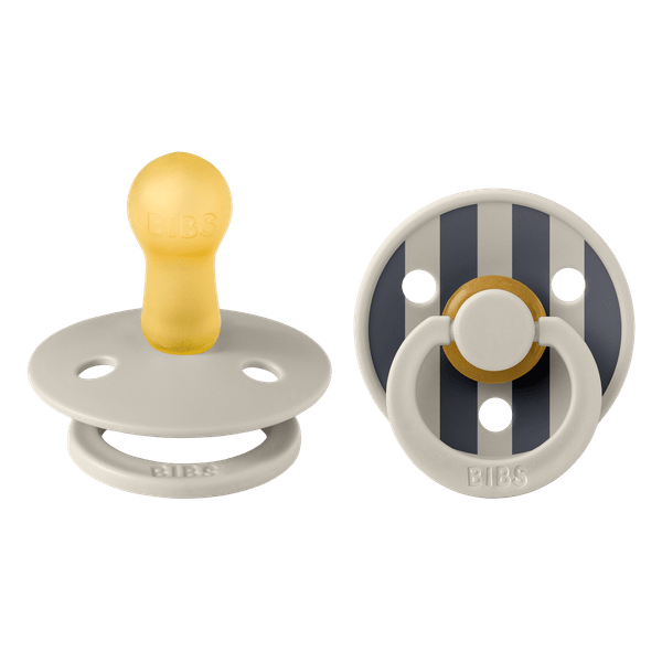 BIBS Πιπίλες Bibs Πιπίλα Καουτσούκ Σετ 2τμχ Colour Pin Sage 6-12m