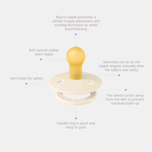 BIBS Πιπίλες BiBS Πιπίλες Καουτσούκ 2τμχ Colour Studio Ladybug / Blush Mix 18+m