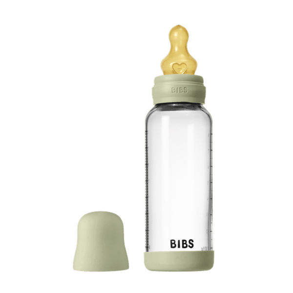 BIBS Μπιμπερό / Αξεσουάρ Bibs Γυάλινο Μπιμπερό 240ml latex sage 5020250
