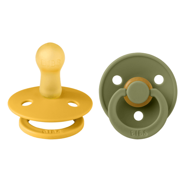 BIBS Πιπίλες Bibs Πιπίλες Καουτσούκ 6-18m Honey Bee & Olive 2τμχ