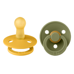 BIBS Πιπίλες Bibs Πιπίλες Καουτσούκ 6-18m Honey Bee & Olive 2τμχ