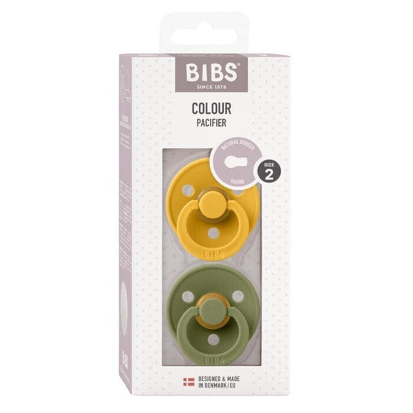 BIBS Πιπίλες Bibs Πιπίλες Καουτσούκ 6-18m Honey Bee & Olive 2τμχ
