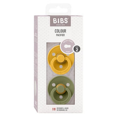 BIBS Πιπίλες Bibs Πιπίλες Καουτσούκ 6-18m Honey Bee & Olive 2τμχ
