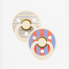 BIBS Πιπίλες Bibs Πιπίλες Καουτσούκ 6-18m Pin – Ivory Hush Mix