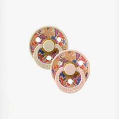 BIBS Πιπίλες Bibs Πιπίλες Καουτσουκ Bibs x Liberty No2 6-18m – June Blossom Blush Mix 2τμχ.