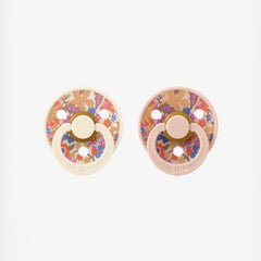 BIBS Πιπίλες Bibs Πιπίλες Καουτσουκ Bibs x Liberty No2 6-18m – June Blossom Blush Mix 2τμχ.