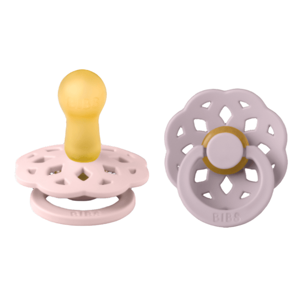 BIBS Πιπίλες Bibs Πιπίλες Καουτσούκ Boheme για 6+ μηνών Blossom & Dusky Lilac 2τμχ