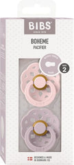 BIBS Πιπίλες Bibs Πιπίλες Καουτσούκ Boheme για 6+ μηνών Blossom & Dusky Lilac 2τμχ