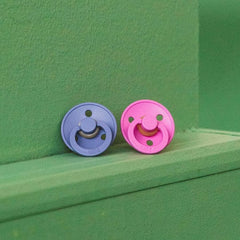 BIBS Πιπίλες Bibs Πιπίλες Καουτσούκ Bubblegum-Peri για 6-18 μηνών 2τμχ