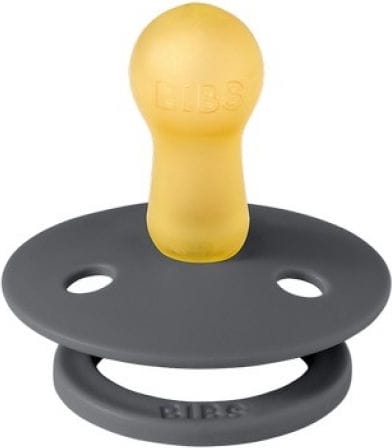 BIBS Πιπίλες Bibs Πιπίλες Καουτσούκ Colour για 6-18 μηνών Iron / Baby Blue 2τμχ