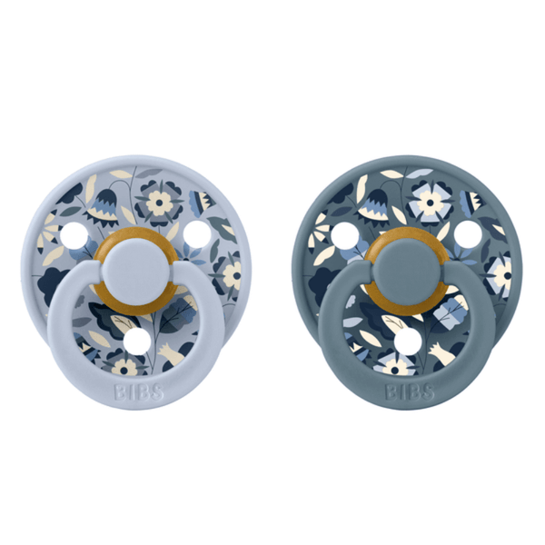 BIBS Πιπίλες Bibs Πιπίλες Colour Liberty 2τεμ No 1 Bobo Dusty Blue 11020102