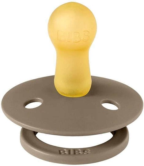 BIBS Πιπίλες Bibs Πιπίλες Καουτσούκ Colour Round Taupe / Scuba Πολύχρωμο για 0+ μηνών 2τμχ