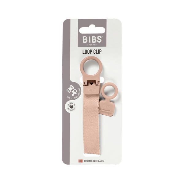 BIBS κλιπ πιπίλας Bibs Κλιπ πιπίλας loop blush