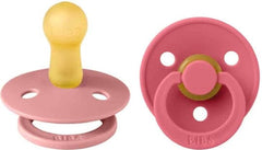 BIBS Πιπίλες Bibs Πιπίλες Καουτσούκ No2 Dusty Pink/Coral 6-18 μηνών