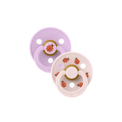 BIBS Πιπίλες Bibs Πιπίλες Καουτσουκ Studio Collection No1 0-6m – Ladybug/Violet Sky Mix 2τμχ.