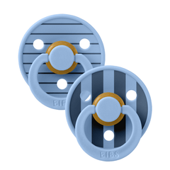 BIBS Πιπίλες Bibs Πιπίλες Studio Colour 2τεμ No1 Pin Sky Blue Mix 11015101