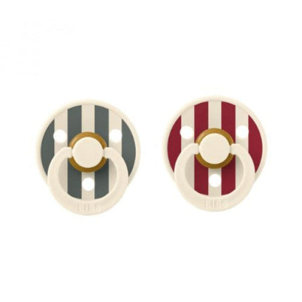 BIBS Πιπίλες Bibs Πιπίλες Studio Colour 2τεμ No2 Block Ruby Pine 12022106