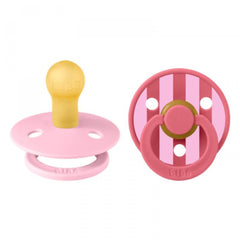 BIBS Πιπίλες Bibs Πιπίλες Studio Colour Baby Pink / Coral Mix No.2 (2τεμ.)
