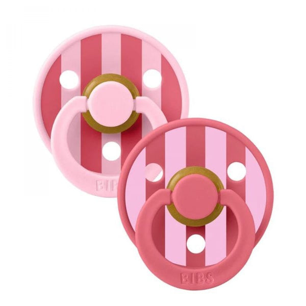 BIBS Πιπίλες Bibs Πιπίλες Studio Colour Baby Pink / Coral Mix No.2 (2τεμ.)