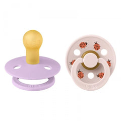 BIBS Πιπίλες Πιπίλες BIBS Studio Colour Latex Ladybug/Violet Sky Mix No.2 (2τεμ.)