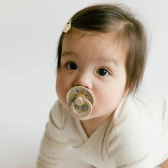 BIBS Πιπίλες BiBS x Liberty Πιπίλες Καουτσούκ 2τμχ Strawberries and Cream / Pale Butter Mix 6+m