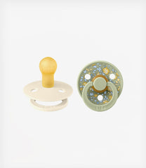 BIBS Πιπίλες Bibs x Liberty Πιπίλες Καουτσούκ 6-18m Eloise – Sage Mix 2τμχ