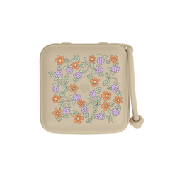 BIBS Θήκη πιπίλας Bibs x Liberty Θήκη Πιπίλας Strawberries and Cream Vanilla