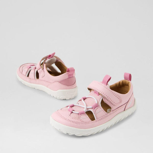 Bobux Παπούτσι 23 Bobux: Δερμάτινα Barefoot Πέδιλα iWalk (No: 23-26) Rocky Rose Violet