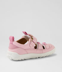 Bobux Παπούτσι Bobux: Δερμάτινα Barefoot Πέδιλα iWalk (No: 23-26) Rocky Rose Violet