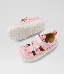 Bobux Παπούτσι Bobux: Δερμάτινα Barefoot Πέδιλα iWalk (No: 23-26) Rocky Rose Violet