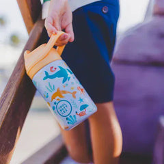 COOL BOTTLES Βρεφικά & Παιδικά Ποτηράκια COOL BOTTLES. Ανοξείδωτο παιδικό παγούρι Υποβρύχιος Κόσμος 350ml