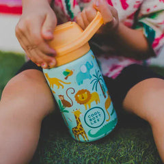 COOL BOTTLES Βρεφικά & Παιδικά Ποτηράκια COOL BOTTLES. Ανοξείδωτο παιδικό παγούρι Άγρια Παρέα 350ml