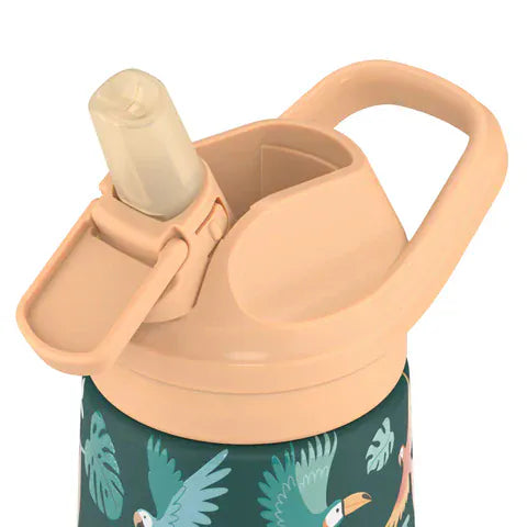 COOL BOTTLES Βρεφικά & Παιδικά Ποτηράκια COOL BOTTLES. Ανοξείδωτο παιδικό παγούρι Τροπικό Δάσος 350ml