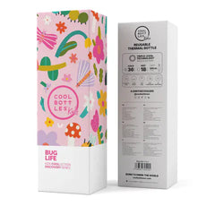 COOL BOTTLES Βρεφικά & Παιδικά Ποτηράκια COOL BOTTLES. Ανοξείδωτο παιδικό μπουκάλι Bug Life 500ml