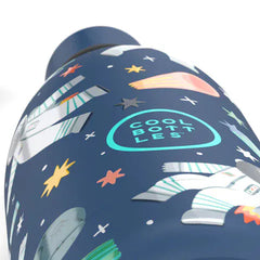 COOL BOTTLES Βρεφικά & Παιδικά Ποτηράκια COOL BOTTLES. Ανοξείδωτο παιδικό μπουκάλι Galactic Ride 500ml