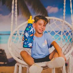 COOL BOTTLES Βρεφικά & Παιδικά Ποτηράκια COOL BOTTLES. Ανοξείδωτο παιδικό μπουκάλι Galactic Ride 500ml