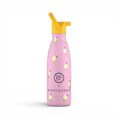 COOL BOTTLES Βρεφικά & Παιδικά Ποτηράκια COOL BOTTLES. Ανοξείδωτο παιδικό μπουκάλι Pink Scoop 350ml