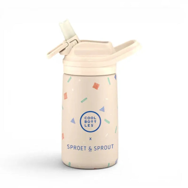COOL BOTTLES Βρεφικά & Παιδικά Ποτηράκια COOL BOTTLES. Ανοξείδωτο παιδικό παγούρι Sprinkles Land 350ml