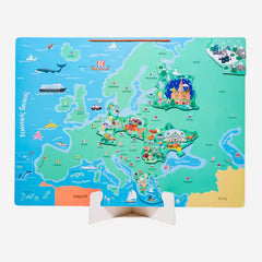 CozyKids Μαγνητικά Παιχνίδια Cozykids - Μαγνητικός χάρτης παζλ Ευρώπη