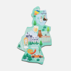 CozyKids Μαγνητικά Παιχνίδια Cozykids - Μαγνητικός χάρτης παζλ Ευρώπη