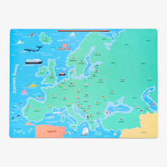 CozyKids Μαγνητικά Παιχνίδια Cozykids - Μαγνητικός χάρτης παζλ Ευρώπη