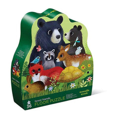 CROCODILE CREEK Ζωγραφική - Καλλιτεχνικά - Παζλ CROCODILE CREEK. Παζλ δαπέδου 36 κομματιών Φίλοι του Δάσους