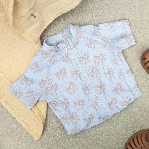 Dirkje μαγιό Dirkje Μαγιό ολόσωμο γαλάζιο χταπόδι