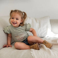 Dirkje Μπλουζάκι Dirkje Μπλούζα κοντομάνικη λαδί