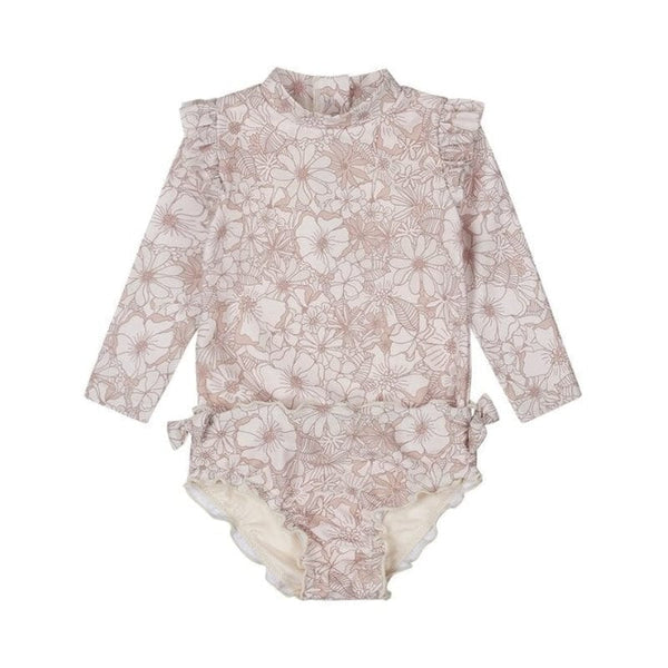 Dirkje μαγιό 3-6M (62/68 CM) Dirkje Μαγιό σετ μπλούζα μακρυμάνικη και μπικίνι