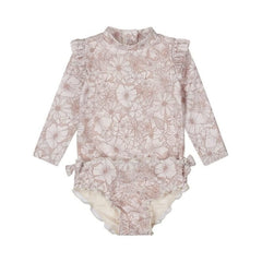 Dirkje μαγιό 3-6M (62/68 CM) Dirkje Μαγιό σετ μπλούζα μακρυμάνικη και μπικίνι